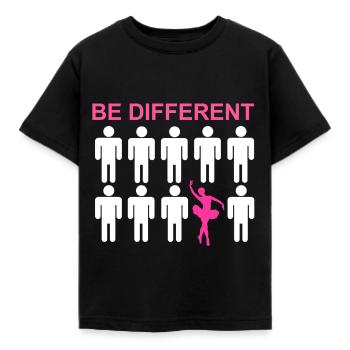 Ballett Tänzerin - Kinder T-Shirt - Schwarz - Vorne - AI Model Kid Female (0cm)
