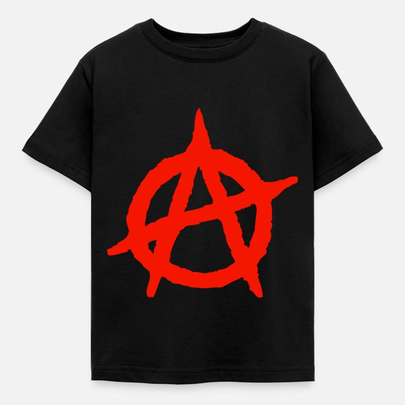 anarchy - Kids' T-Shirt - black