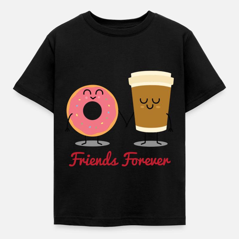 Freundschaft - Kinder T-Shirt - Schwarz