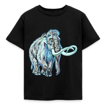 Mammut - Kinder T-Shirt - Schwarz - Vorne - AI Model Kid Female (0cm)