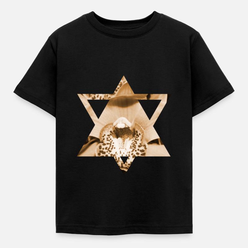 Design - Kinder T-Shirt - Schwarz