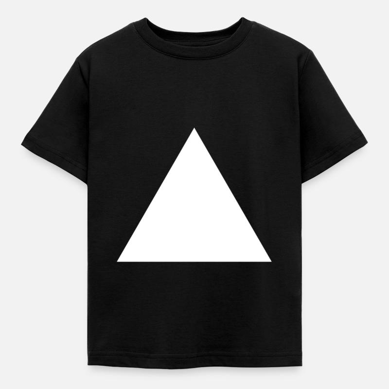 Triangle Triangle Blanc - T-shirt Enfant - noir