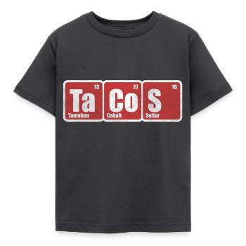 Taco - Kinder T-Shirt - Dunkelgrau - Vorne - AI Model Kid Female (0cm)
