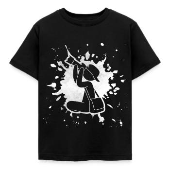 Kamera Fotograf Fotoshooting Filmemacher Hobby - Kinder T-Shirt - Schwarz - Vorne - AI Model Kid Female (0cm)