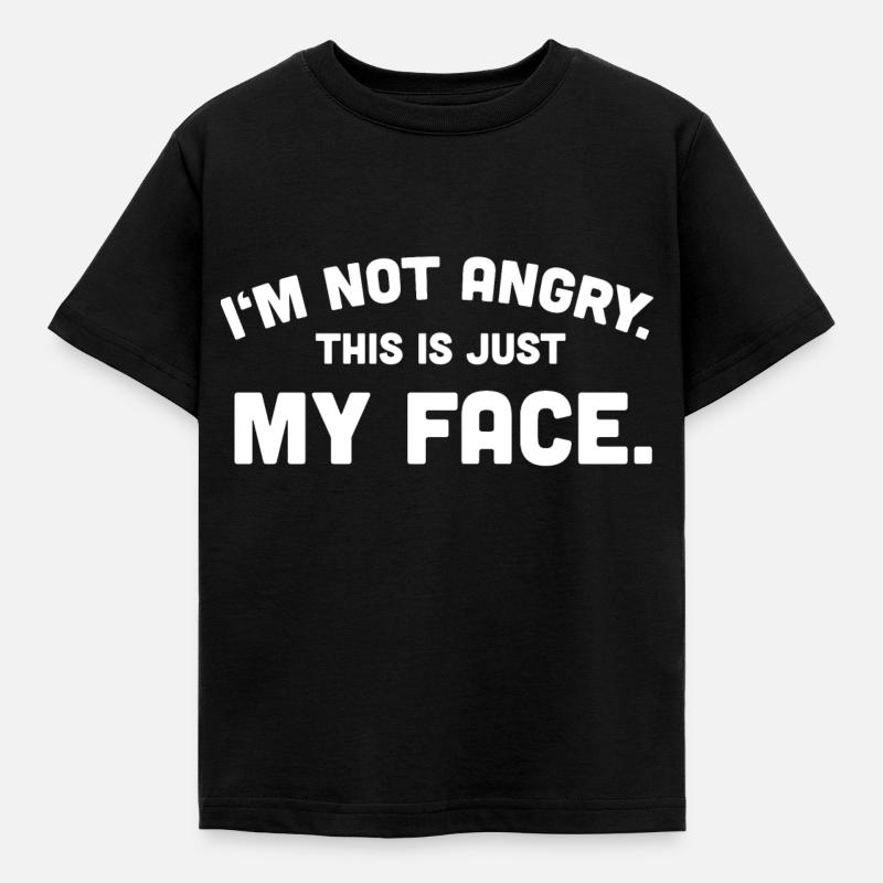 Sarcastic Sarcasm Angry - Kids' T-Shirt - black