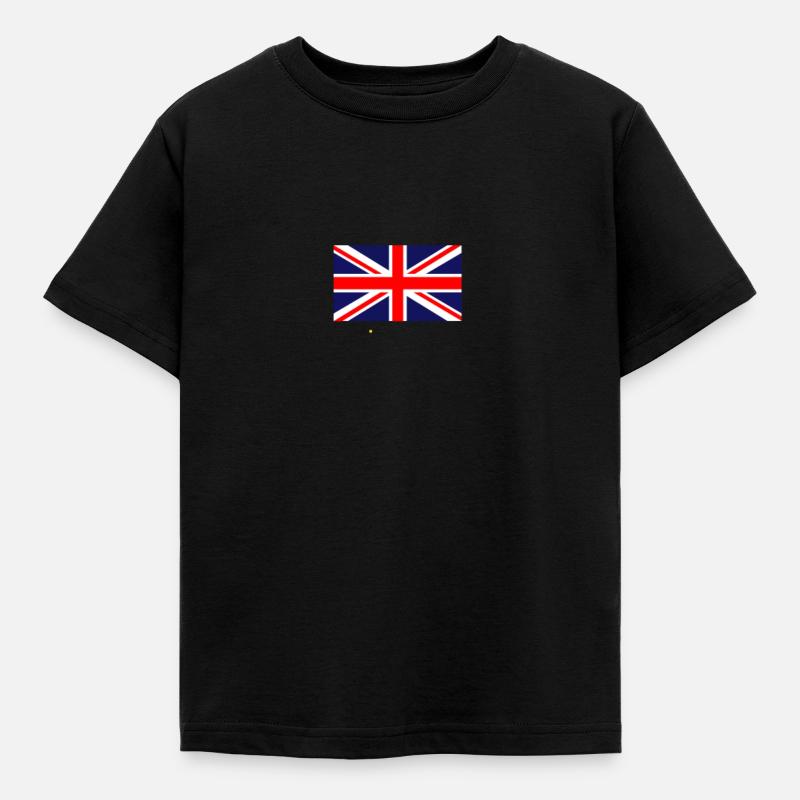 Drapeau Union Jack - T-shirt Enfant - noir