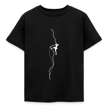 Escalade - T-shirt Enfant - noir - Devant - AI Model Kid Female (0cm)