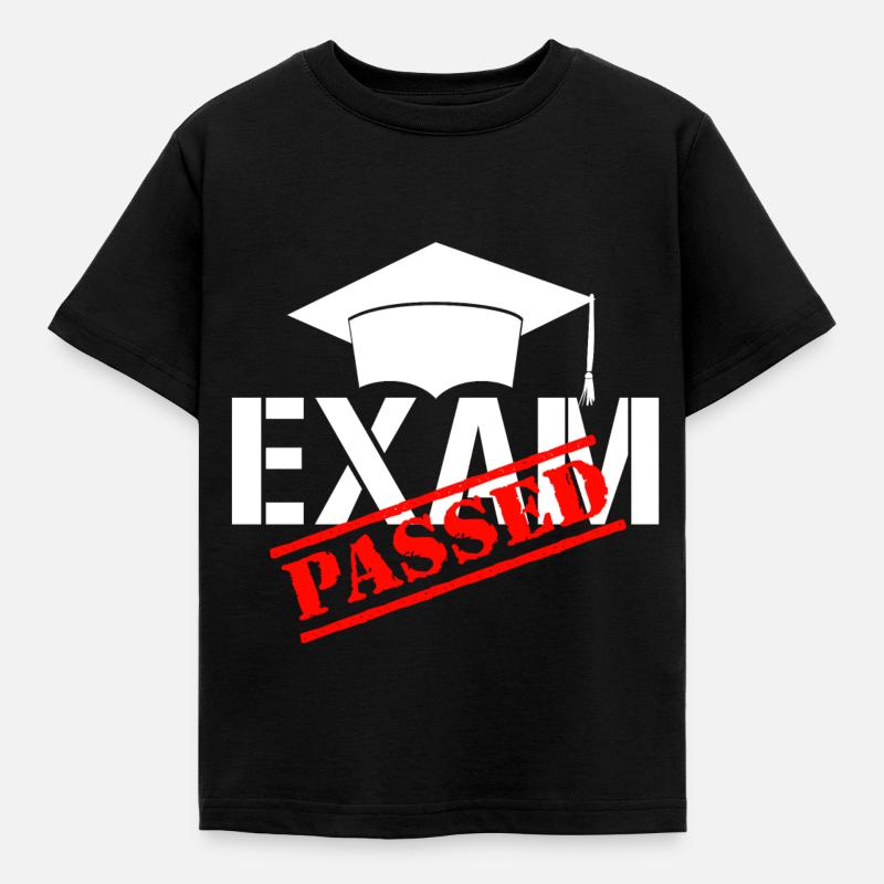 Exam passed. - Kids' T-Shirt - black