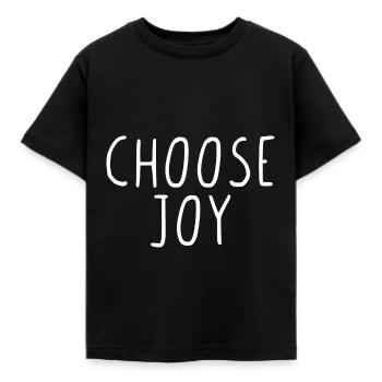 Choose Joy - Kinder T-Shirt - Schwarz - Vorne - AI Model Kid Female (0cm)
