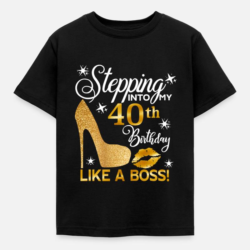 40 - Kids' T-Shirt - black