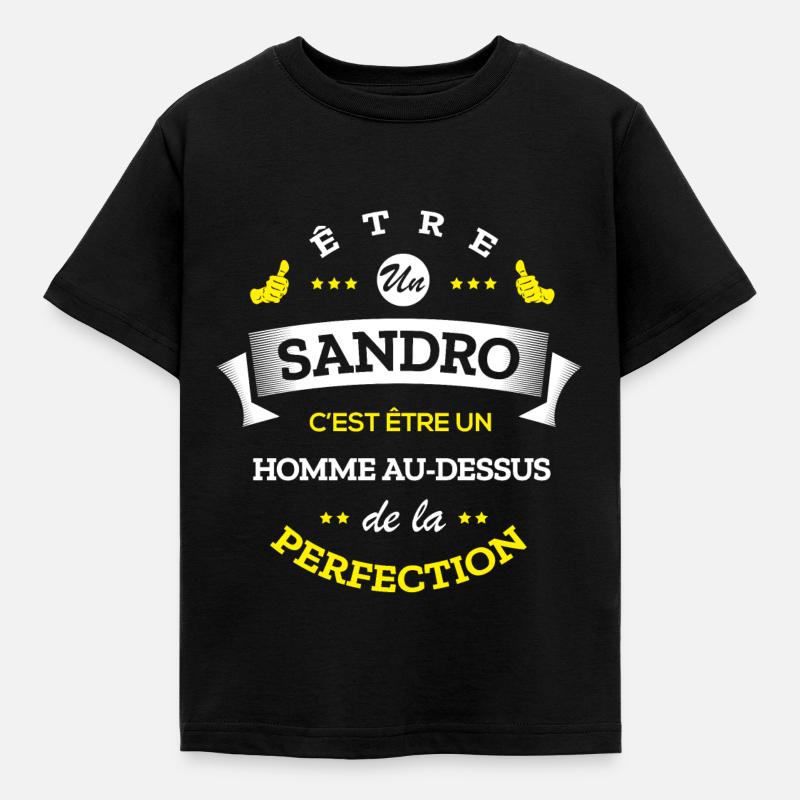 SANDRO PARFAIT - NOM SANDRO - T-shirt Enfant - noir