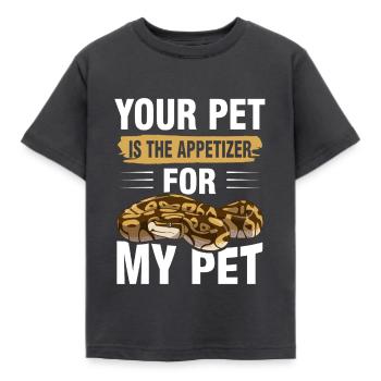 Snake Pet Snake Lovers - Kids' T-Shirt - dark grey - Front - AI Model Kid Female (0cm)