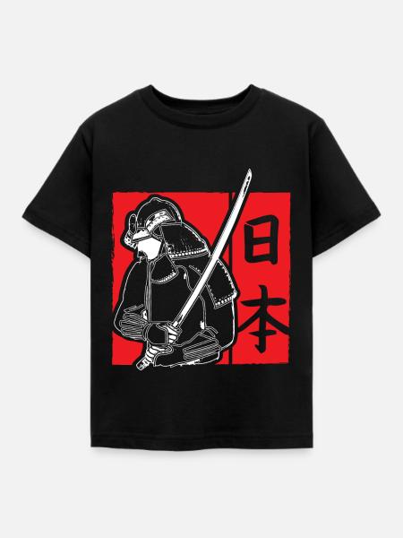 Japan Japaner - Kinder T-Shirt - Schwarz