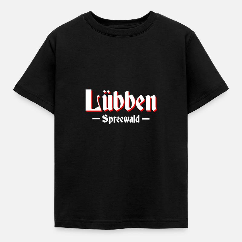 Lübben - Kinder T-Shirt - Schwarz