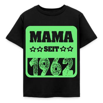 Mutti 1962 - Kinder T-Shirt - Schwarz - Vorne - AI Model Kid Female (0cm)