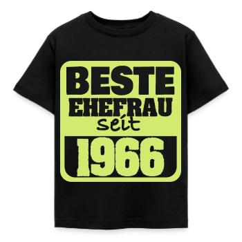 Ehe 1966 - Kinder T-Shirt - Schwarz - Vorne - AI Model Kid Female (0cm)