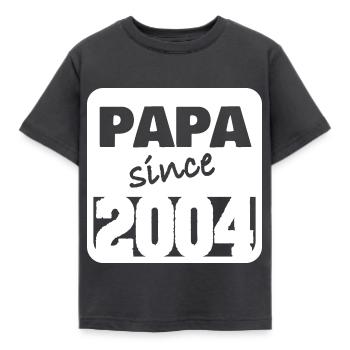 2004 - Kinder T-Shirt - Dunkelgrau - Vorne - AI Model Kid Female (0cm)