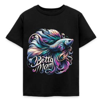 Maman Betta - T-shirt Enfant - noir - Devant - AI Model Kid Female (0cm)