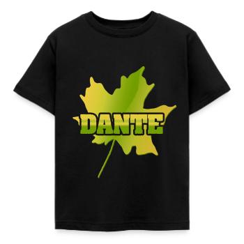 Herbst Dante - Kinder T-Shirt - Schwarz - Vorne - AI Model Kid Female (0cm)