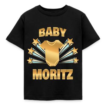 Moritz comme naissance - T-shirt Enfant - noir - Devant - AI Model Kid Female (0cm)