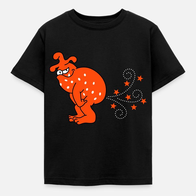 Sternpupsmonster - Kids' T-Shirt - black