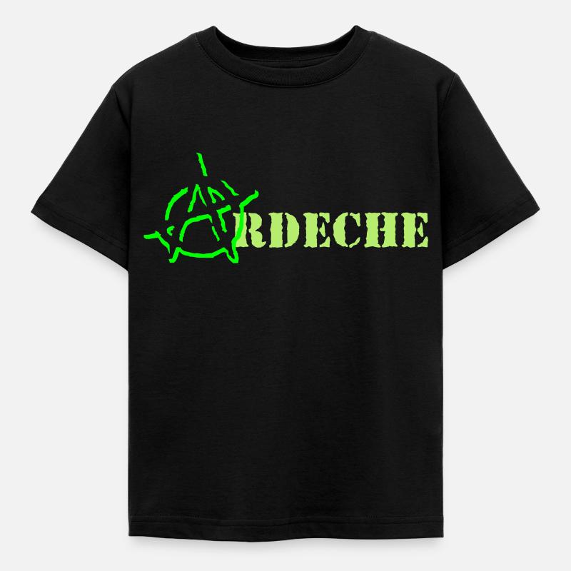 Anarchy Ardeche - Kids' T-Shirt - black