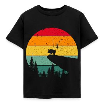 Cochons de porc vintage - T-shirt Enfant - noir - Devant - AI Model Kid Female (0cm)