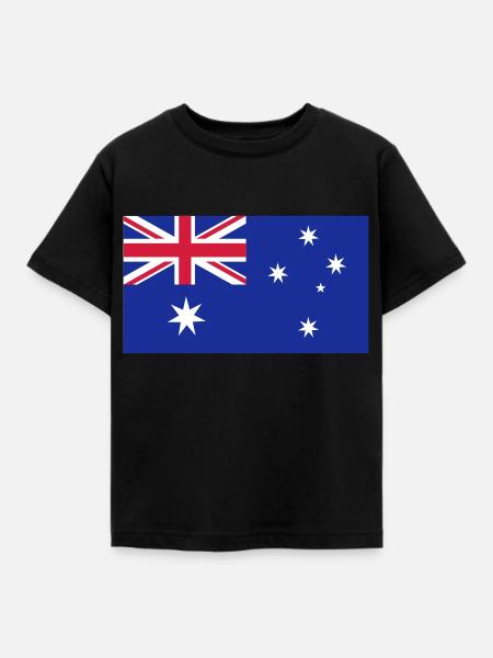 Australien - Kinder T-Shirt - Schwarz