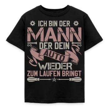 KFZ Mechaniker Auto Humor Mechatroniker - Kinder T-Shirt - Schwarz - Vorne - AI Model Kid Female (0cm)