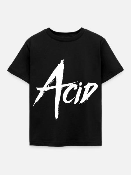 ACID - Kinder T-Shirt - Schwarz