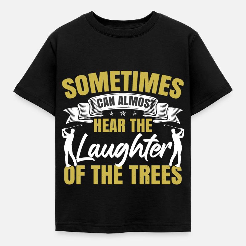 Golf Player Funny - Kids' T-Shirt - black