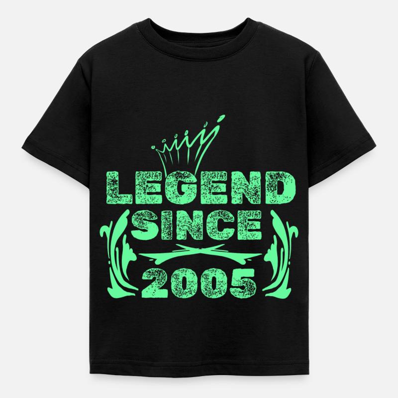 Geschenkidee 2005 - Kinder T-Shirt - Schwarz