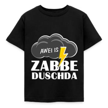 Awei est zabbeduschda - T-shirt Enfant - noir - Devant - AI Model Kid Female (0cm)