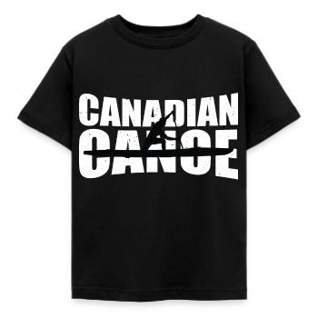Canadian Canoe 4 - Kinder T-Shirt - Schwarz - Vorne - AI Model Kid Female (0cm)