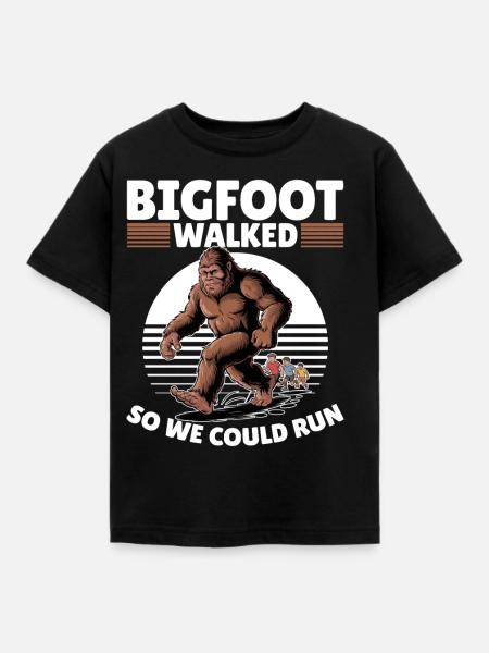 Bigfoot Sasquatch - Kinder T-Shirt - Schwarz