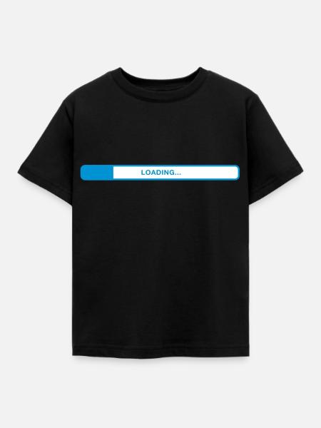 Ladebalken - Kinder T-Shirt - Schwarz