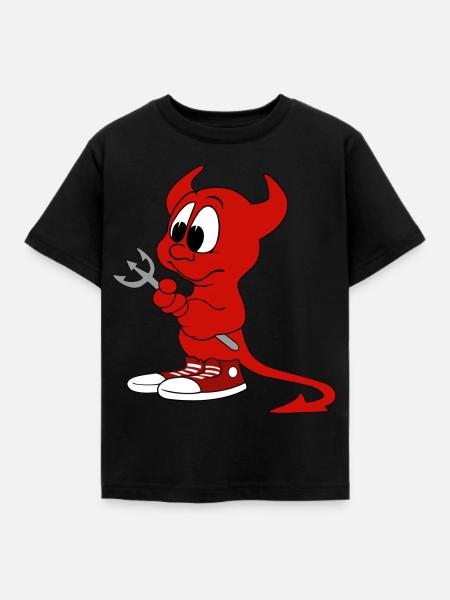 Teufelchen - Kinder T-Shirt - Schwarz