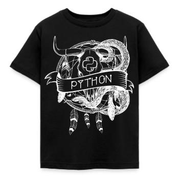 technologie de langage de programmation python - T-shirt Enfant - noir - Devant - AI Model Kid Female (0cm)