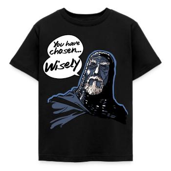 You have chosen wisely - Eure Wahl war weise - Kinder T-Shirt - Schwarz - Vorne - AI Model Kid Female (0cm)