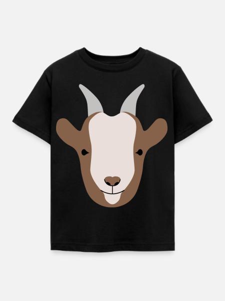 Biquette - Kinder T-Shirt - Schwarz