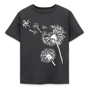Pissenlit - T-shirt Enfant - charbon - Devant - AI Model Kid Female (0cm)