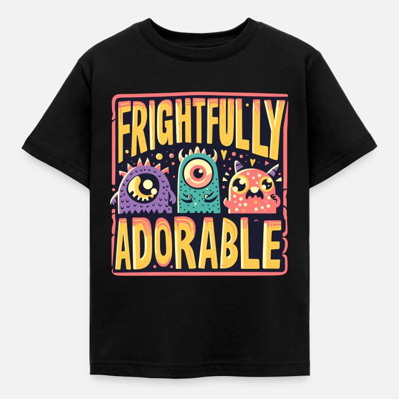 TERRIBLEMENT ADORABLE - T-shirt Enfant - noir