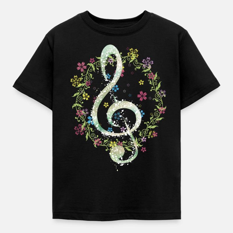 note de musique - T-shirt Enfant - noir
