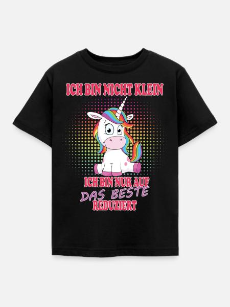 Ich bin nicht klein - Kinder T-Shirt - Schwarz
