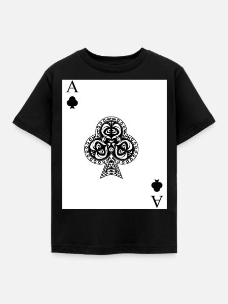 Ass der Vereine - Kinder T-Shirt - Schwarz
