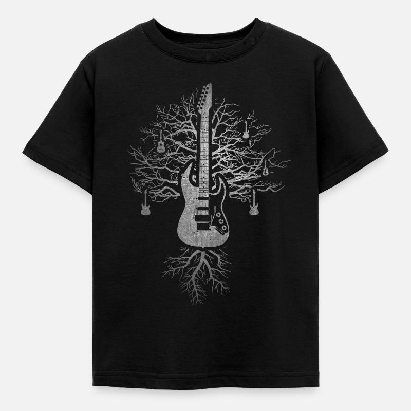 guitars - Kids' T-Shirt - black