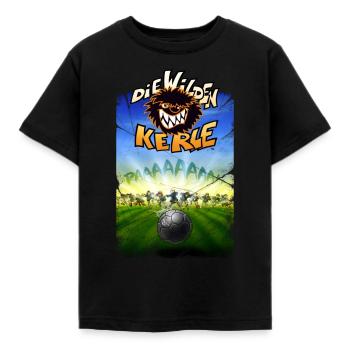 Die Wilden Kerle Angriff - Kinder T-Shirt - Schwarz - Vorne - AI Model Kid Female (0cm)