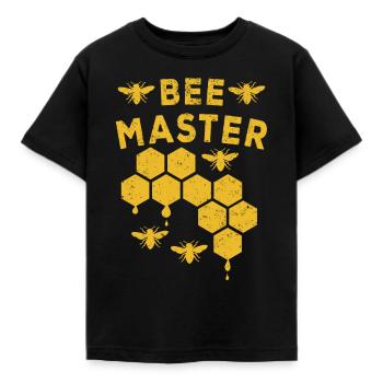 Bees beekeepers gift idea - Kids' T-Shirt - black - Front - AI Model Kid Female (0cm)