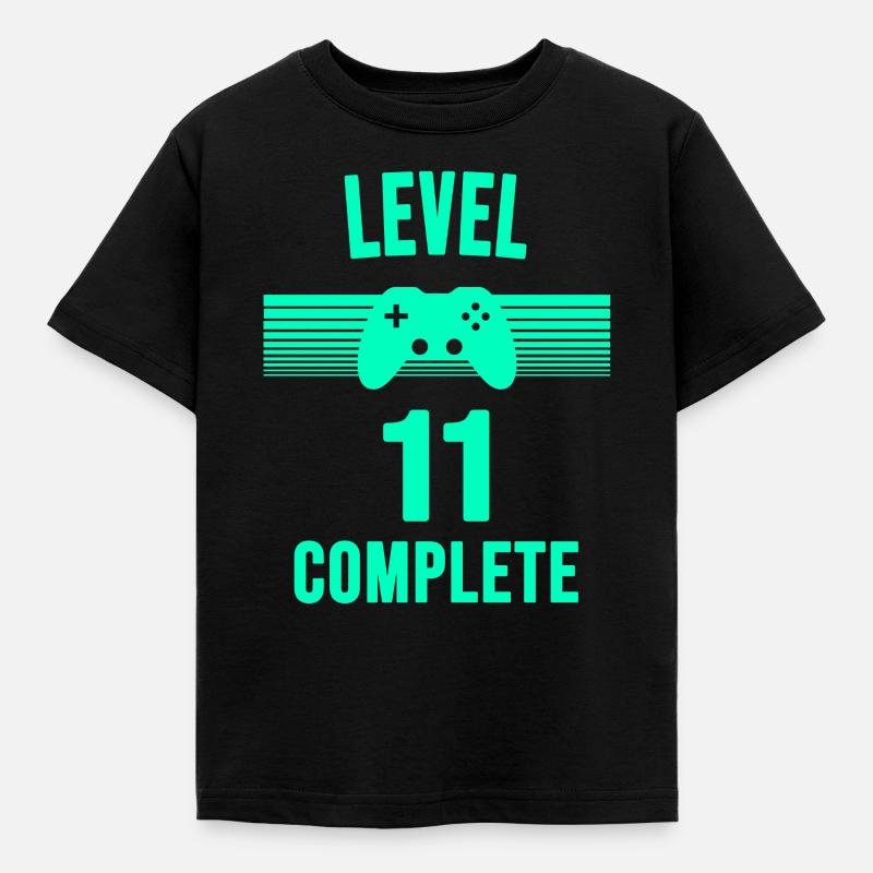 11. Geburtstag Ehrentag Geschenkidee - Kinder T-Shirt - Schwarz