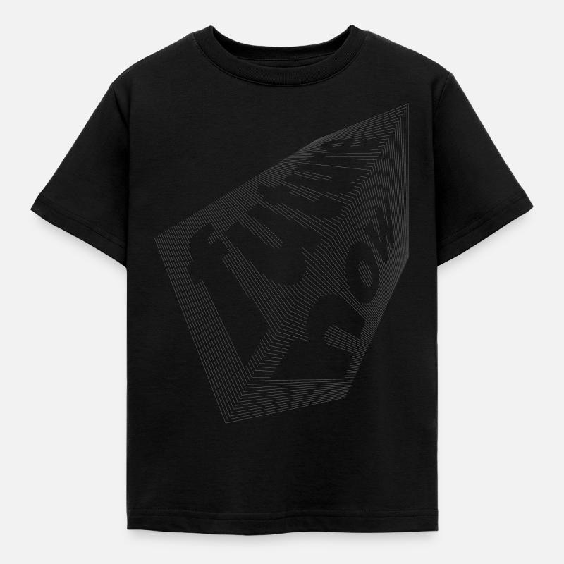 Future Now (3D Typography Edition) - Kids' T-Shirt - black